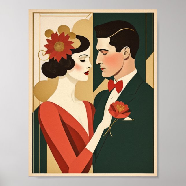 Art Deco Poster (Vorne)