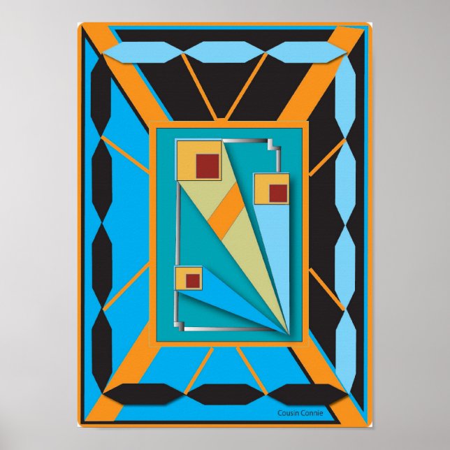 Art Deco Poster (Vorne)