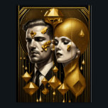 Art Deco Poster<br><div class="desc">Großartiges Plakatdesign. Du wirst es wie andere Liebe bekommen. Sie können dieses Design auch für andere Produkte verwenden,  die Sie mögen,  oder Ihren Text anpassen und hinzufügen. Folgen Sie mir für mehr. Vielen Dank. Ich wünsche Ihnen einen schönen Tag.</div>