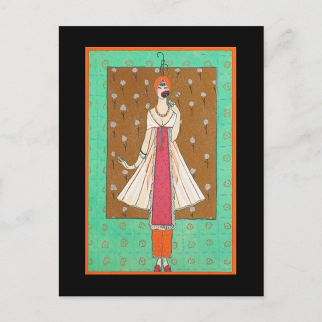 Art-Deco-Postkarte 10 Postkarte (Vorderseite)