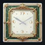 Art Deco Quadratische Wanduhr<br><div class="desc">Großartiges Uhrendesign. Du wirst es wie andere Liebe bekommen. Sie können dieses Design auch für andere Produkte verwenden,  die Sie mögen,  oder Ihren Text anpassen und hinzufügen. Folgen Sie mir für mehr. Vielen Dank. Ich wünsche Ihnen einen schönen Tag.</div>