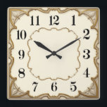 Art Deco Quadratische Wanduhr<br><div class="desc">Großartiges Uhrendesign. Du wirst es wie andere Liebe bekommen. Sie können dieses Design auch für andere Produkte verwenden oder Ihren Text anpassen und hinzufügen. Folgen Sie mir für mehr. Vielen Dank. Ich wünsche Ihnen einen schönen Tag.</div>