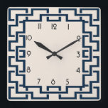 Art Deco Quadratische Wanduhr<br><div class="desc">Großartiges Uhrendesign. Du wirst es wie andere Liebe bekommen. Sie können dieses Design auch für andere Produkte verwenden,  die Sie mögen,  oder Ihren Text anpassen und hinzufügen. Folgen Sie mir für mehr. Vielen Dank. Ich wünsche Ihnen einen schönen Tag.</div>