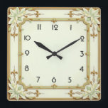 Art Deco Quadratische Wanduhr<br><div class="desc">Großartiges Uhrendesign. Du wirst es wie andere Liebe bekommen. Sie können dieses Design auch für andere Produkte verwenden,  die Sie mögen,  oder Ihren Text anpassen und hinzufügen. Folgen Sie mir für mehr. Vielen Dank. Ich wünsche Ihnen einen schönen Tag.</div>
