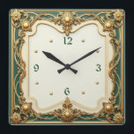 Art Deco Quadratische Wanduhr<br><div class="desc">Großartiges Uhrendesign. Du wirst es wie andere Liebe bekommen. Sie können dieses Design auch für andere Produkte verwenden,  die Sie mögen,  oder Ihren Text anpassen und hinzufügen. Folgen Sie mir für mehr. Vielen Dank. Ich wünsche Ihnen einen schönen Tag.</div>