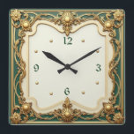 Art Deco Quadratische Wanduhr<br><div class="desc">Großartiges Uhrendesign. Du wirst es wie andere Liebe bekommen. Sie können dieses Design auch für andere Produkte verwenden,  die Sie mögen,  oder Ihren Text anpassen und hinzufügen. Folgen Sie mir für mehr. Vielen Dank. Ich wünsche Ihnen einen schönen Tag.</div>