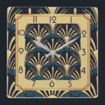 Art Deco Quadratische Wanduhr<br><div class="desc">Großartiges Uhrendesign. Du wirst es wie andere Liebe bekommen. Sie können dieses Design auch für andere Produkte verwenden,  die Sie mögen,  oder Ihren Text anpassen und hinzufügen. Folgen Sie mir für mehr. Vielen Dank. Ich wünsche Ihnen einen schönen Tag.</div>