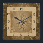 Art Deco Quadratische Wanduhr<br><div class="desc">Großartiges Uhrendesign. Du wirst es wie andere Liebe bekommen. Sie können dieses Design auch für andere Produkte verwenden,  die Sie mögen,  oder Ihren Text anpassen und hinzufügen. Folgen Sie mir für mehr. Vielen Dank. Ich wünsche Ihnen einen schönen Tag.</div>