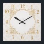 Art Deco Quadratische Wanduhr<br><div class="desc">Großartiges Uhrendesign. Du wirst es wie andere Liebe bekommen. Sie können dieses Design auch für andere Produkte verwenden oder Ihren Text anpassen und hinzufügen. Folgen Sie mir für mehr. Vielen Dank. Ich wünsche Ihnen einen schönen Tag.</div>