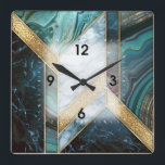 Art Deco Quadratische Wanduhr<br><div class="desc">Tolle Uhr Design im Deko-Stil. Du wirst es wie andere Liebe bekommen. Sie können dieses Design auch für andere Produkte verwenden, die Sie mögen, oder Ihren Text anpassen und hinzufügen. Folgen Sie mir für mehr. Vielen Dank. Ich wünsche Ihnen einen schönen Tag.</div>