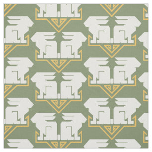 Art Deco Rabbits Stoff