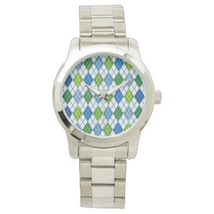 Art Deco Rain Raute Armbanduhr