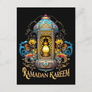 Art Deco Ramadan Postkarte