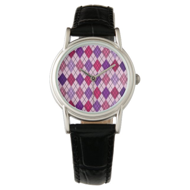 Art-Deco-Raute Armbanduhr (Vorderseite)