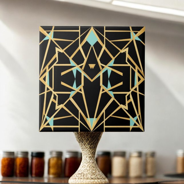Art Deco Reimagined Fliese (Von Creator hochgeladen)