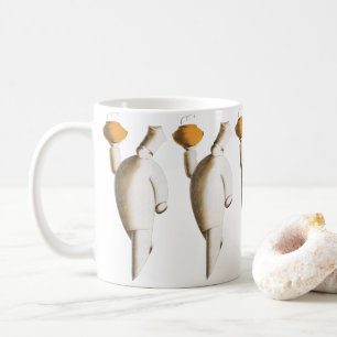 Art Deco Restaurant Koch, Vintage Geschäft Kaffeetasse