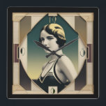 Art Deco Retro Giro Quadratische Wanduhr<br><div class="desc">Großartiges Uhrendesign. Du wirst es wie andere Liebe bekommen. Sie können dieses Design auch für andere Produkte verwenden, die Sie mögen, oder Ihren Text anpassen und hinzufügen. Folgen Sie mir für mehr. Vielen Dank. Ich wünsche Ihnen einen schönen Tag.</div>