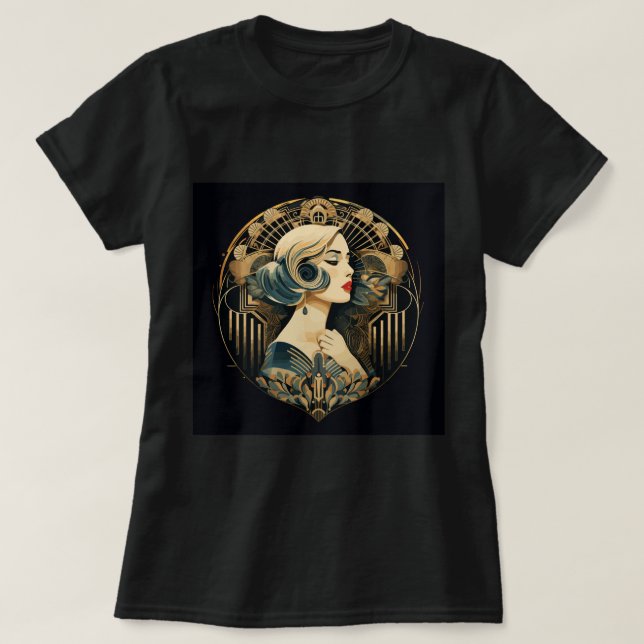 Art Deco Revival T-Shirt (Design vorne)