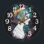 Art Deco Roaring 20er Jahre 1920er Frauenzeitschri Große Wanduhr<br><div class="desc">Diese wunderschöne Deko Uhr eignet sich perfekt für Ihre Zuhause oder Ihr Büro.</div>