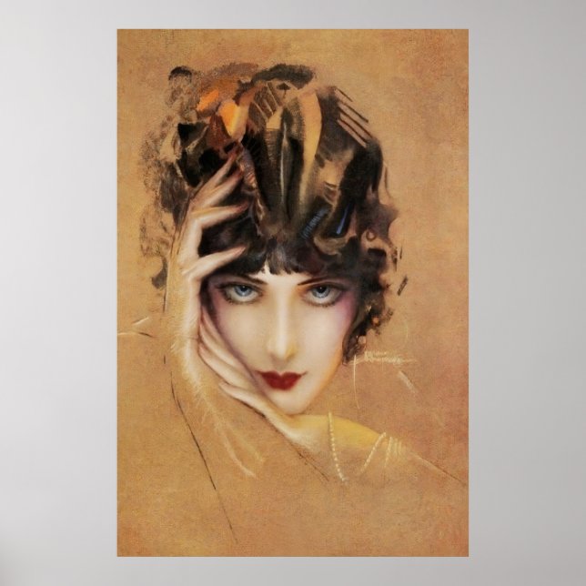 Art Deco - Rolf Armstrong - Glamour Girl Poster (Vorne)