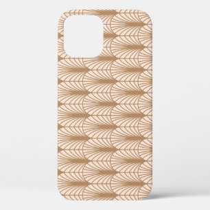 Art Deco Rose: Golden Peacock Feathers Case-Mate iPhone Hülle