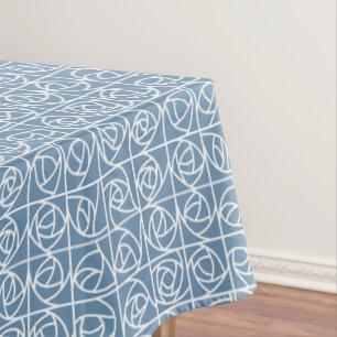 Art Deco Rose Square Stilvoll blass Tischdecke
