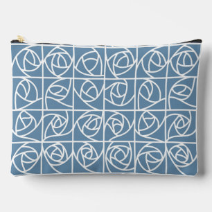 Art Deco Rose Square Stilvoll blass Zubehörtasche