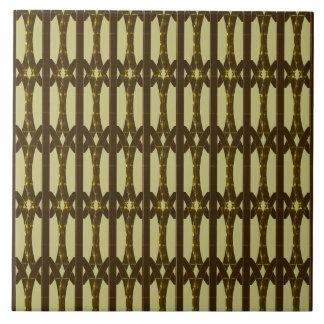 Art-Deco-Säulen der Muschel Tortoise Tile Fliese