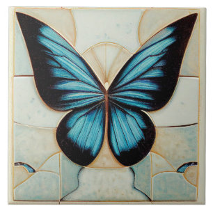 Art Deco Schmetterling Wanddekoration Art Nouveau Fliese