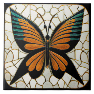 Art Deco Schmetterling Wanddekoration Art Nouveau Fliese