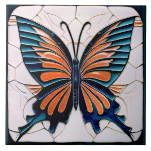 Art Deco Schmetterling Wanddekoration Art Nouveau Fliese