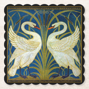 Art Deco Schwäne Untersetzer