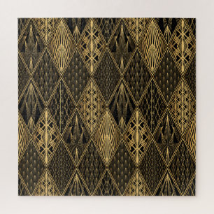Art Deco Schwarz Gold Eleganz