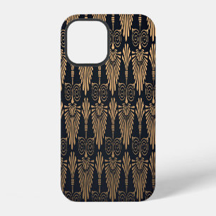Art Deco Schwarz Gold: Retro. iPhone 12 Hülle