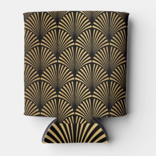 Art Déco: Schwarze Goldskala. Dosenkühler
