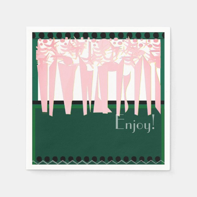 ART DECO SERVIETTE (Vorderseite)