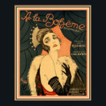 Art Deco Sheet Music A La Boheme 16 x 20 Poster<br><div class="desc">Vintage Art Deco Sheet Music "A La Boheme" von Jacco. Poster 16 x 20</div>