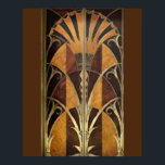 ART DECO SINGLE PANEL POSTER<br><div class="desc">ART DECO SINGLE PANEL (DIESES PANEL IST 50" HOCH UND KANN VERSUCHT WERDEN,  UM IHREN PLATZ,  ODER TRIM UND DOPPELT/TRIPLE,  USW. ZU ERFÜLLEN. DIE PANELE,  UM EINE WAND VON PARKETT-EFFEKT WANDERRAUM ZU VERBINDEN.)</div>