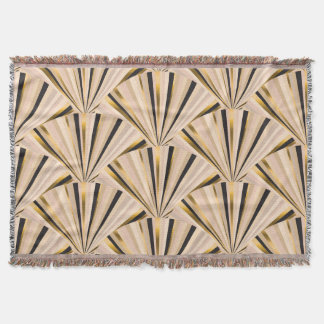 Art-Déco-Skala: Geometrischer Goldener Glamour Decke