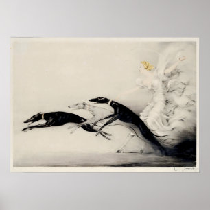 Art Déco SPEED II par le peintre français Louis Ic