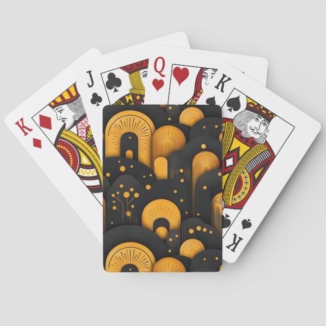 Art Deco Spielkarten (Rückseite)