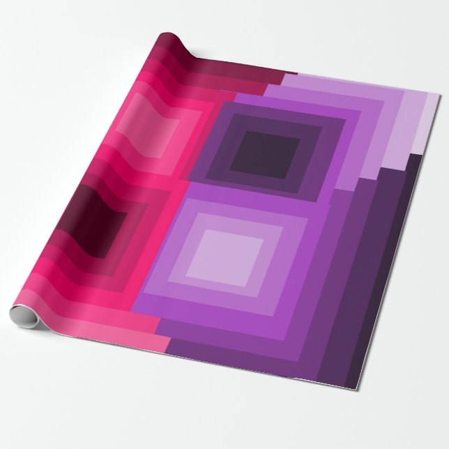 Art Deco Squares Geschenkpapier (Ungerollt)