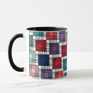Art Deco Squares Tasse