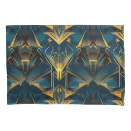 Art Deco Standard Pair Pillowcases Kissenbezug