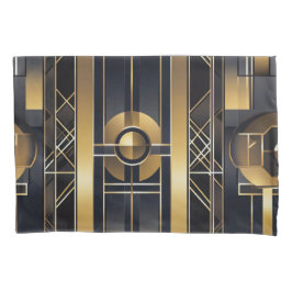 Art-Deco-Standardpaare Kissenbezug