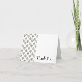 Art Deco Stars Dankeschön Karte