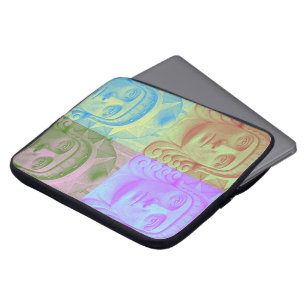 Art Déco Steinkopfbildhauer - Laptop-Sieb Laptopschutzhülle