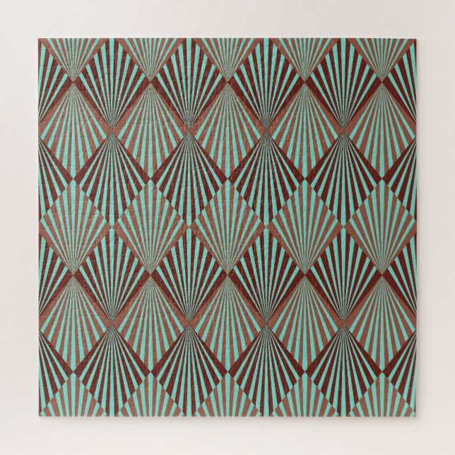 Art Deco-Stil, nahtlose Textur. (Vertikal)
