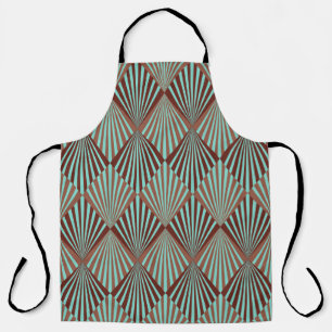 Art Deco Stil, nahtlose Textur. Schürze
