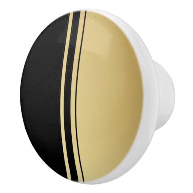 Art Deco Stil Schublade oder Türknopf. Keramikknauf (Rechts)